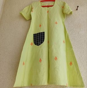 Pure handloom cotton Jamdani dress. Available in 5 sizes